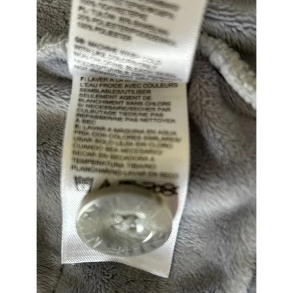 The North Face Caroluna Jacket Women S Quilted Fleece Lined Gray Full Zip Collar - Picture 10 of 12